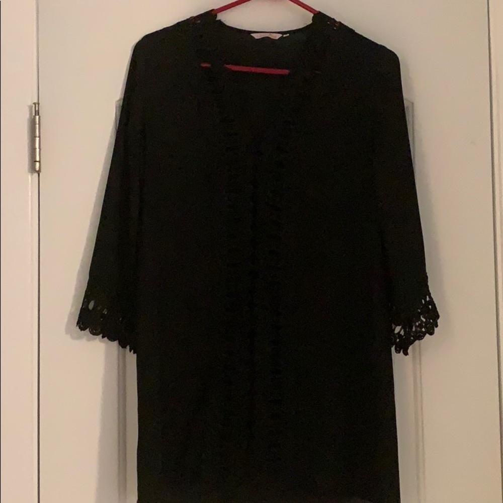 Long sleeve swim cover up
